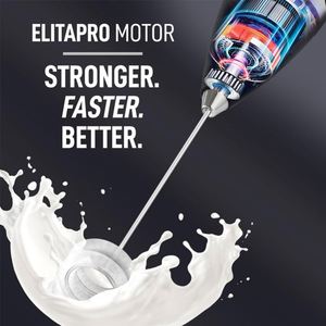 Nuevo Mini Espumador de Leche, Batidor de Matcha, Mezclador de Bebidas, Espumador de Café de Acero Inoxidable, Espumador de Leche Eléctrico de Mano para Cocina - Product Image 3