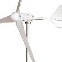 Éolienne à axe horizontal GWS-2000W 2KW, protection double frein de dérive IP54, survie à 50 m/s, durée de vie de 20 ans, 3 pales, 48V-220V