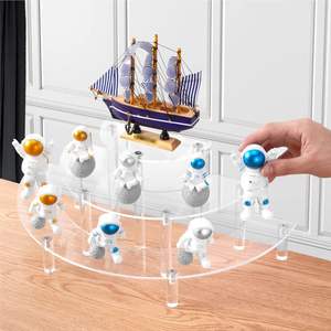 Expositor de Acrílico AURORA para Pasteles, Soporte Individual, Estilo Art Deco, Color y Tamaño Personalizables, para Postres, Joyería, Cosméticos - Product Image 5