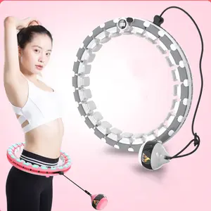 Hoola hoops detachable 24 section weighted hula rings massage foam smart counter hoops