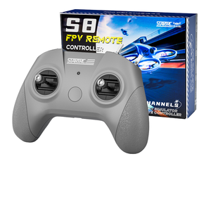Simulateur de drone FPV STARTRC S8 V3 avec télécommande |   Poignée en plastique à 4 modes pour l'entraînement au décollage et au parachutisme, facile à utiliser - Product Image 1