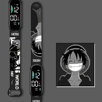 Nouvelle conception Montre LED étanche 10m Montres LED en silicone mignonnes de dessin animé pour enfants filles