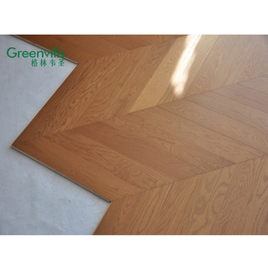 Diffusion en direct spéciale du vendeur de fabrication! <span class=keywords><strong>Prix</strong></span> pas cher chêne blanc parquet en bois d'ingénierie <span class=keywords><strong>chevron</strong></span> parquet bois de construction - Product Image 3