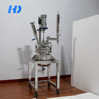 Cuve de réaction agitée en acier inoxydable personnalisable de 5L à 300L pour la fermentation biologique et la synthèse chimique en laboratoire et en pilote industriel