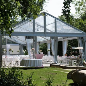 Carpa <span class=keywords><strong>Transparente</strong></span> de 20*25m para Ceremonia de Boda, Estructura de Aluminio con Paredes Cristalinas que Crean una Atmósfera Romántica y Privada - Product Image 1