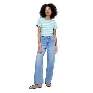 Nueva Colección de Camisetas Gráficas para Mujer, Camiseta de Manga Corta de Algodón Jersey, Estampada, con Ilustraciones Personalizadas, Marca Privada, Fabricante OEM - Product Image 2