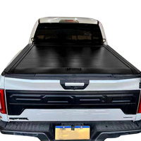 Couverture de benne rigide en alliage d'aluminium électrique pour Ford F150, étanche et verrouillable, installation sans perçage