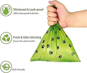 HuamaohengchunScented Rolls Leak-Proof Extra Thick Pet Waste Bags for Large Dogs and Puppy with Dispenser. - Product Image 4