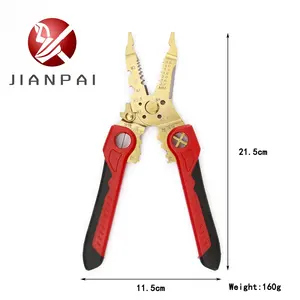 21 In 1 Wire Stripping Cutter Combination Pliers Manual Wire Strippers 4 Holes Drop Cable Stripper Hand Tools