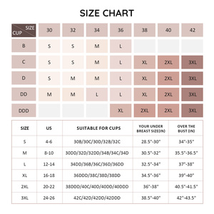 Reggiseno T-shirt Plus Size Hexin all'ingrosso da donna, confortevole, senza ferretto, senza cuciture, traspirante, non imbottito, per signore - Product Image 6