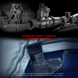 LASERSHOT 128G WiFi 14倍 防水ハンティングナイトビジョンスコープ 昼夜兼用単眼鏡 - Product Image 3