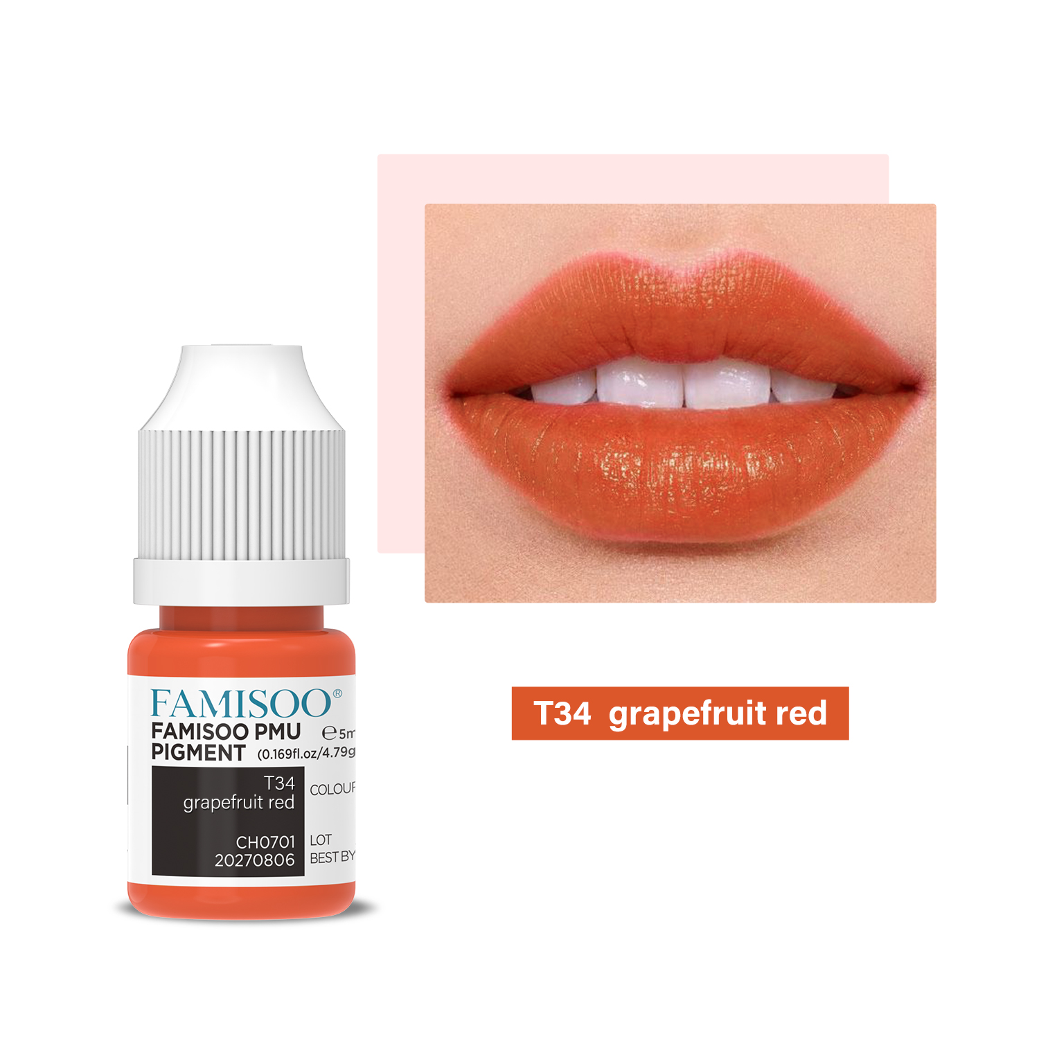 T34 Grapefruit Red