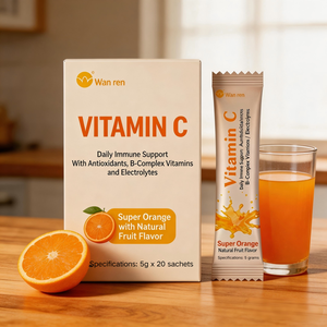 Pó de Vitamina C Ácido Ascórbico 99% Puro Grau Alimentício para Formulação de Suplementos Não OGM OEM ODM Personalizável Amostra Grátis Atacado - Product Image 4