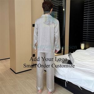 Setelan Piyama Lengan Panjang Katun Baru untuk Remaja Laki-laki - Product Image 4