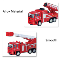Modèle de camion de pompiers pour enfants Véhicules & Race 4 Pack & Race pull back car toy