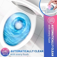 Bloc nettoyant automatique pour toilettes, à bulles détartrantes, bleu et rose, fabriqué en usine