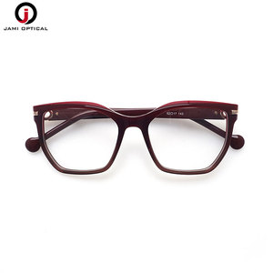 Chất Lượng Cao Retro Acetate Kính Mắt Mèo Khung Mắt Phụ Nữ Kính Quang Học Khung Acetate Khung Kính - Product Image 1