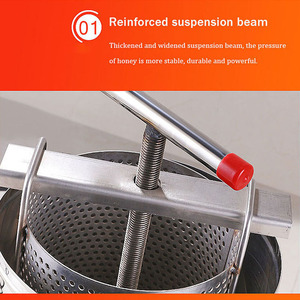 Chất lượng cao thép không gỉ tổ ong sáp ong mật ong Lược sáp ong Máy ép mật ong Máy chế biến bán từ Trung Quốc - Product Image 4