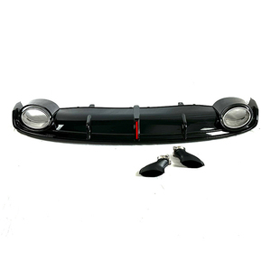 Nouvelle conception améliorée, diffuseur de pare-chocs arrière avec embout d'échappement et lumière pour A7 S7 <span class=keywords><strong>C7</strong></span> 2011-2015, version S-line - Product Image 2
