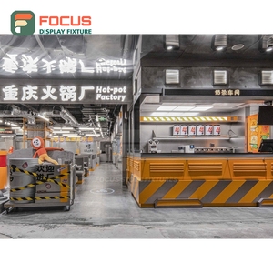 Professional Cafe Service Counter Tempered Glass Panel Customer Pickup Zone Roastery Service Counter - Product Image 2