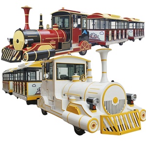 Tren Turístico Dorlin de 42 Pasajeros, de Alta Calidad y Lujo, para Parques de Atracciones, sin Rieles, para Turistas - Product Image 1