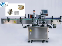Étiqueteuse automatique de bouteilles de haute qualité Machine d'impression d'étiquettes en plastique Machine d'étiquetage de pots Verre rond