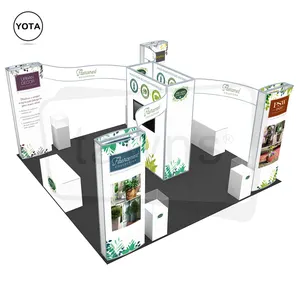 Tawns 20x20 Custom Easy Assemble Exhibition Tradeshow Displays Stand Booth For Fairs