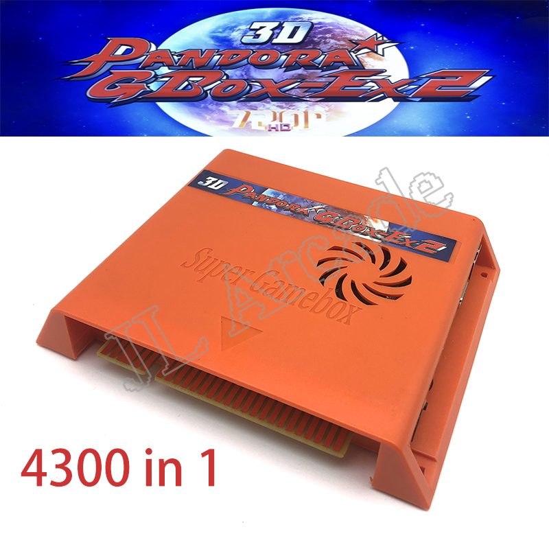 Yeni 3D PD 4300 In 1 kurulu oyunu GBOX-EX2 kutu Arcade kartuş çok oyun Jamma PCB 720P VGA HD PD Video oyunu