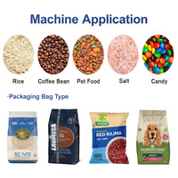 Hoogwaardige automatische weeg- en verpakkingsmachine voor rode dadels, gojibessen, wolfberries, dadelpalmen en fruit, inclusief zakverpakking en -afsluiting.