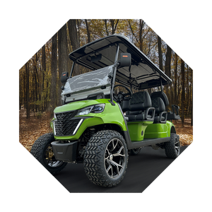 Chariot de golf tout-terrain électrique à batterie au lithium automatique 4 + 2 sièges 36V de haute qualité - Product Image 4