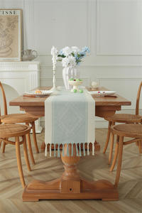 <span class=keywords><strong>Chemin</strong></span> <span class=keywords><strong>de</strong></span> <span class=keywords><strong>Table</strong></span> Rustique Style Jacquard Vintage en <span class=keywords><strong>Lin</strong></span> Chemins <span class=keywords><strong>de</strong></span> <span class=keywords><strong>Table</strong></span> Boho avec Glands pour Décoration <span class=keywords><strong>de</strong></span> <span class=keywords><strong>Table</strong></span> Maison et Usage Quotidien - Product Image 4