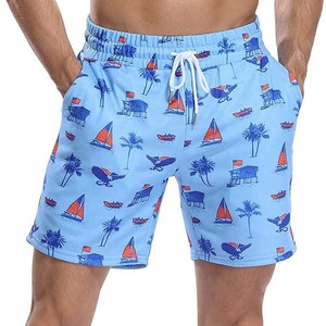 กางเกงวิ่งซับลิเมชั่นคุณภาพสูงสำหรับผู้ชาย ผลิตตามสั่ง ผ้าโพลีเอสเตอร์ 100% เหมาะสำหรับออกกำลังกาย ชายหาด และสวมใส่ทั่วไป น้ำหนัก 120 กรัม ขายส่ง คุณภาพใหม่ - Product Image 5