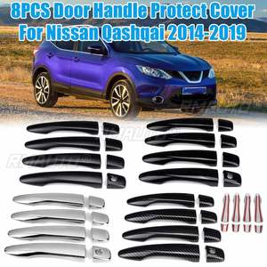 Couvre-poignée de porte extérieure de voiture, protection, capuchon, garniture, moulure, 10 pièces/8 pièces pour Nissan Qashqai J11 2014 2015 2016 2017 2018 2019 - Product Image 2