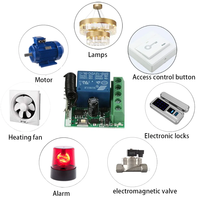 433Mhz universel sans fil télécommande commutateur DC 12V 1CH relais récepteur Module RF émetteur télécommande porte de Garage