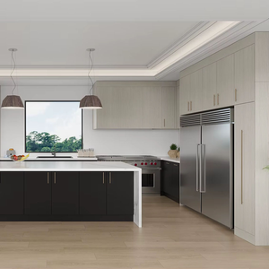 Tiradores para <span class=keywords><strong>Muebles</strong></span>, Listos para Ensamblar, Modulares, Modernos, <span class=keywords><strong>de</strong></span> Chapa <span class=keywords><strong>de</strong></span> Madera Clara para Gabinetes <span class=keywords><strong>de</strong></span> <span class=keywords><strong>Cocina</strong></span> - Product Image 1