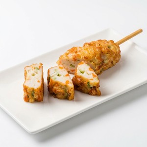 Brochettes de gâteau aux légumes et calamar surgelé de qualité supérieure - Collation nutritive aux fruits de mer pour supermarchés, restaurants et vente en gros - Product Image 1