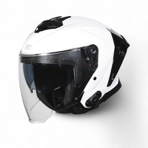 Casco Moto Origin Aprica BT Jet Bianco M con Interfono Integrato - Product Image 1
