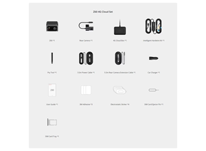 Pour kit DDPAI Z60 4G (double enregistrement) Caméra embarquée globale avec module 4G + emplacement pour carte SIM, prise en charge de la visualisation à distance en temps réel - Product Image 6