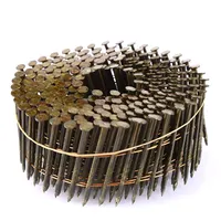 Tête ronde électrozinguée 2 pouces clous de pistolet à bobine pour chantiers de construction clouage industriel