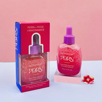 Sérum Visage Éclaircissant Coréen OEM à la Rose, ADN et Niacinamide, Hydratant Éclatant à la Centella, Booster de Peau Rose Lumineuse