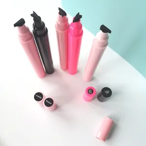 Offre Spéciale double tête eyeliner timbre gauche droite timbre eyeliner maquillage chat eye liner timbre