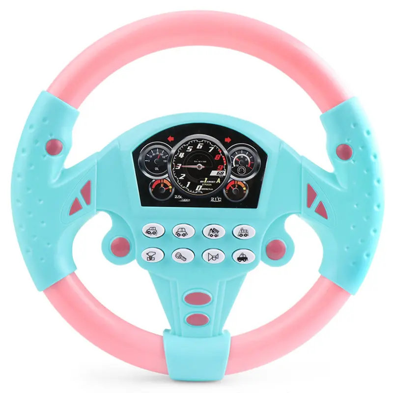 Hot Sale Early Learning Toy Co-Pilot Steering Wheel Simulator Toys