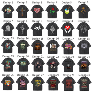 Maglietta da uomo nera da basket Oversize con stampa Vintage a manica corta con lavaggio acido commemorativa su maglietta bianca per uomo - Product Image 3