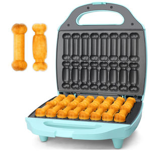 Petite gaufrière électrique antiadhésive, machine à friandises pour chien, machine à gaufres de petite taille, style américain et belge, gaufres antiadhésives - Product Image 1