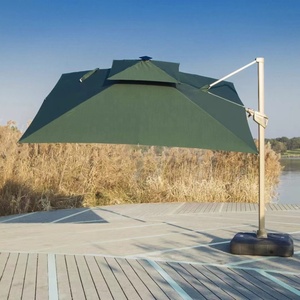 Parasol romain à flamme, parasol carré de 3 m pour patio, mobilier d'extérieur, parasol de soleil, parasol cantilever, parasol banane suspendu, parasol solaire, parasol romain - Product Image 3