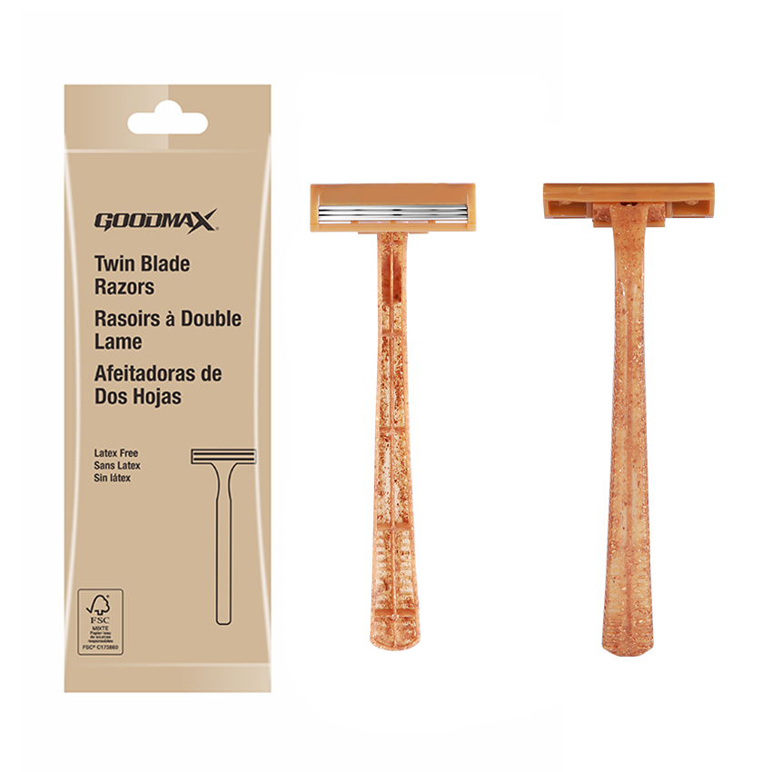 Eco Friendly Safety Biodegradable Disposable Razor Bamboo Shaving Razor