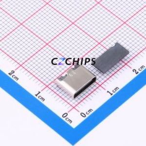 HC-TYPE-C-6P-LT023A USB Connector SMD Connector ( Connector Type: Type-C )( Gender: Female )( Mounting Type: Vertical Mount ) - Product Image 1