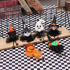 Fournitures de décoration d'Halloween : Pendentif de poupée fantôme, citrouille, sorcière pour la fête des Morts - Product Image 1