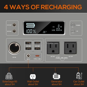 300W Portable Energy Storage Lithium Battery AC 110V Outdoor USB Backup Solar Generator Home Power Station for Camping - Product Image 6