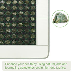 Produk perawatan kesehatan, terapi termal sinar inframerah jauh 96 buah batu giok untuk fungsi pemanas pijat tubuh dan tangan - Product Image 4